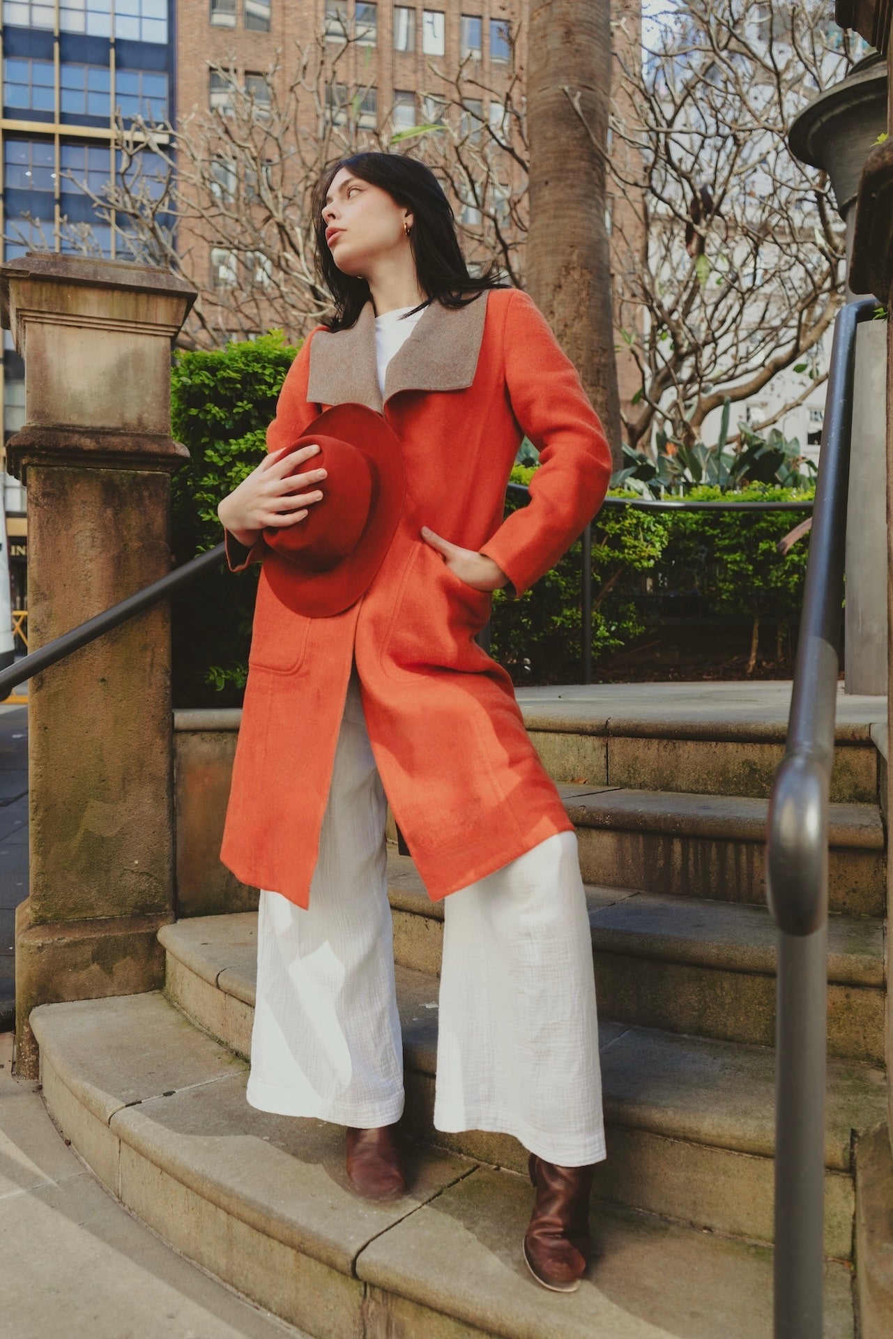 Agnes Reversible Alpaca Coat