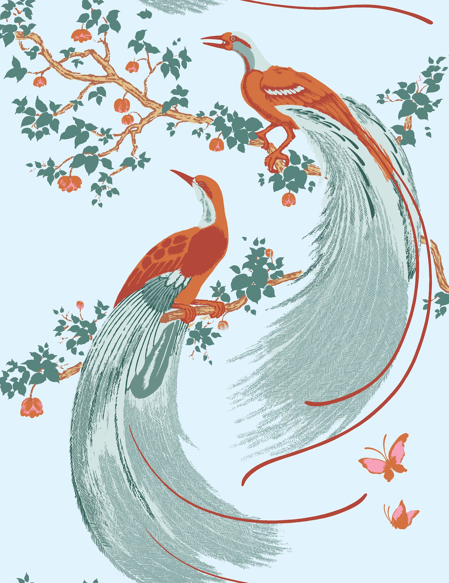 Exotic Birds Scarf