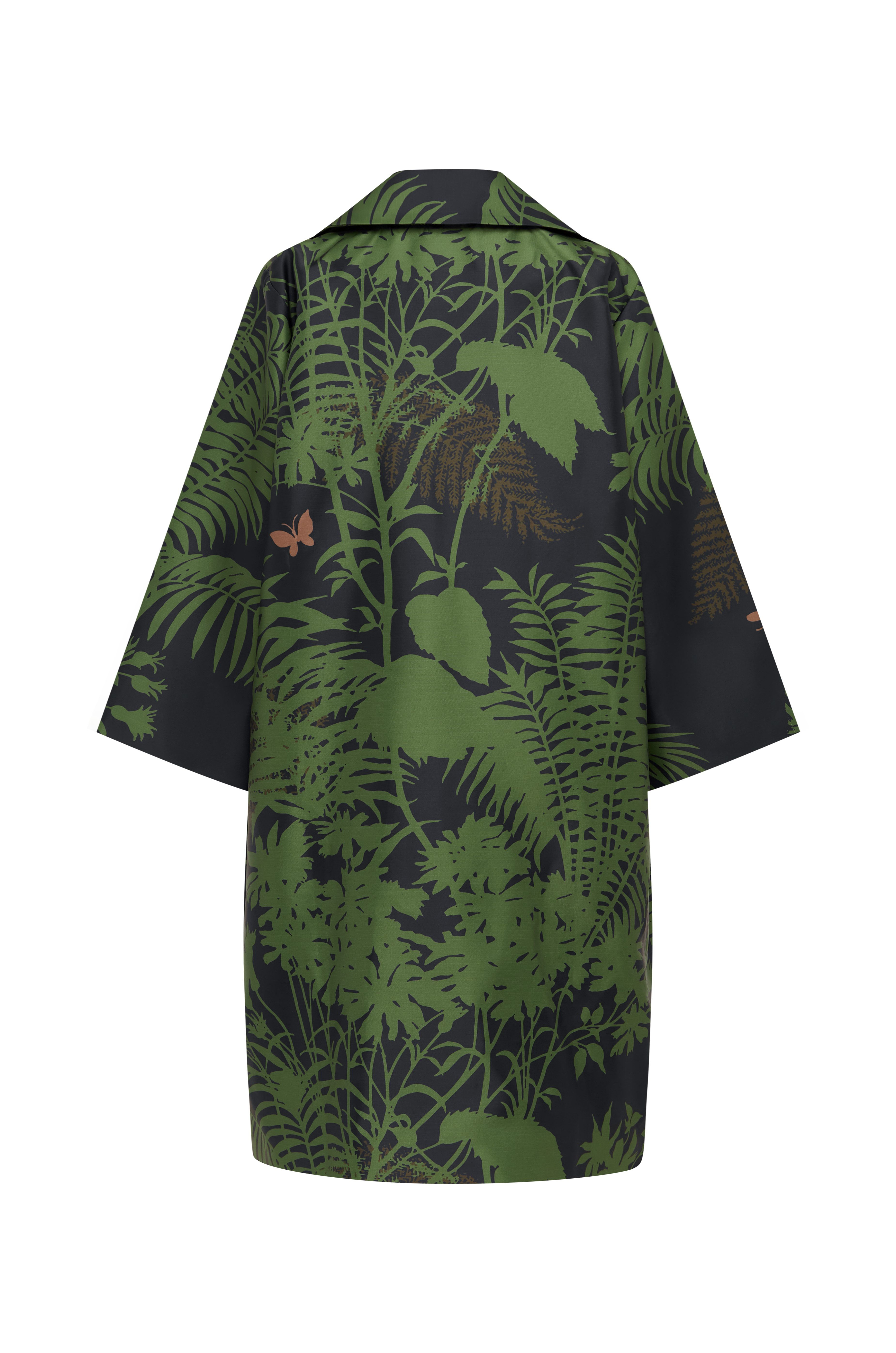 Shadow Floral oversized light coat